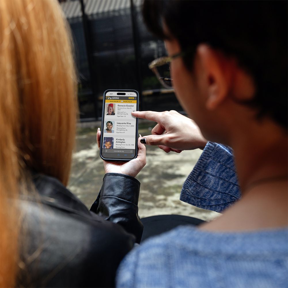 Technology enables the public to find missing children.