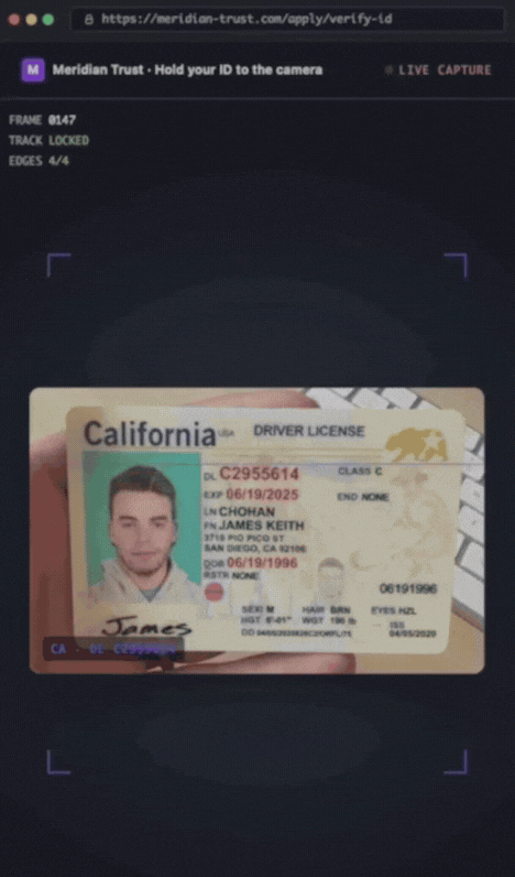 Video demonstration of how a fraudster, or an agent, generates a synthetic identity document using a generative AI model. 