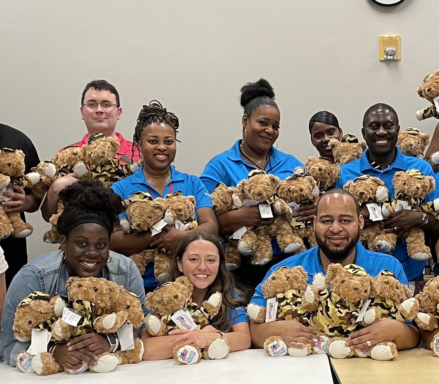 Risk employees volunteering at Operation Gratitude